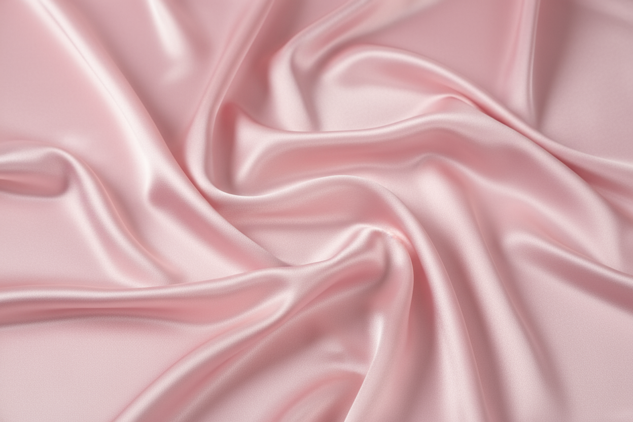 silk pink cloth